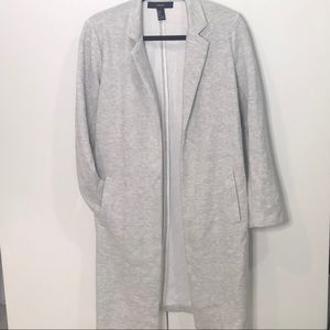 Trench coat longline jacket blazer terry duster